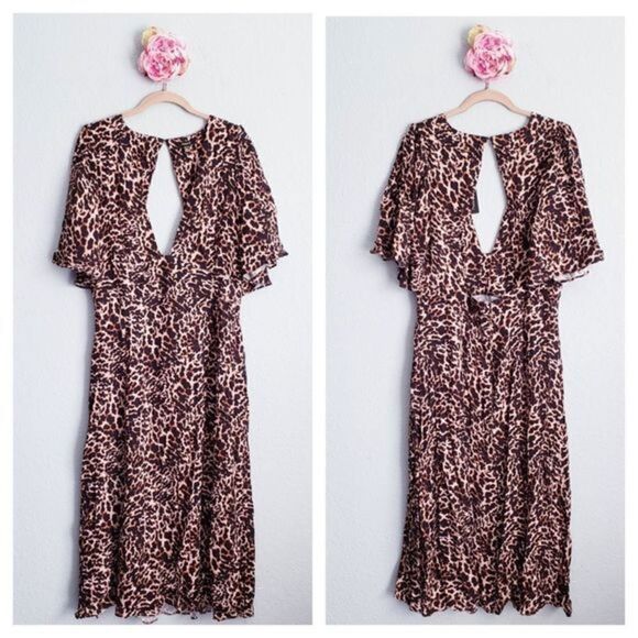 REVOLVE X Arrive Zelda Leopard Print Dress - Picture 1 of 7